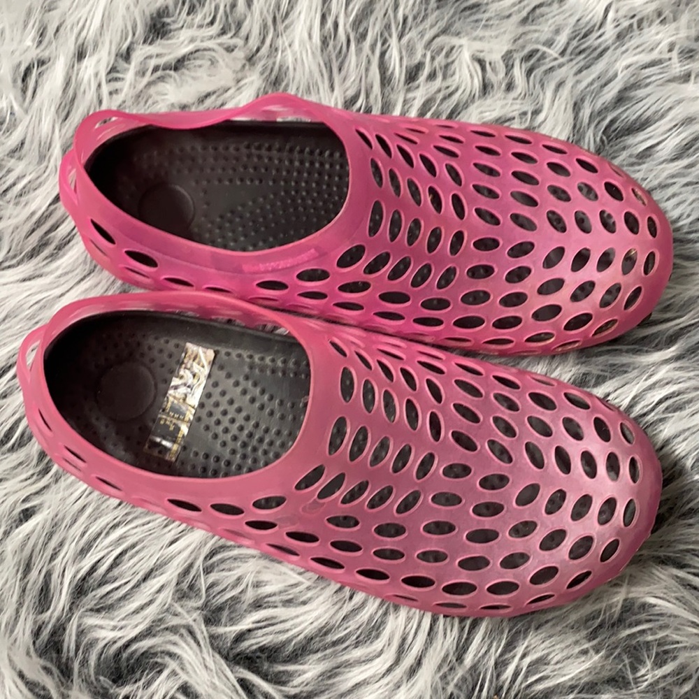 Girls 2/3 Water Shoes Rubber Sandals Clogs Jelly Shoe
